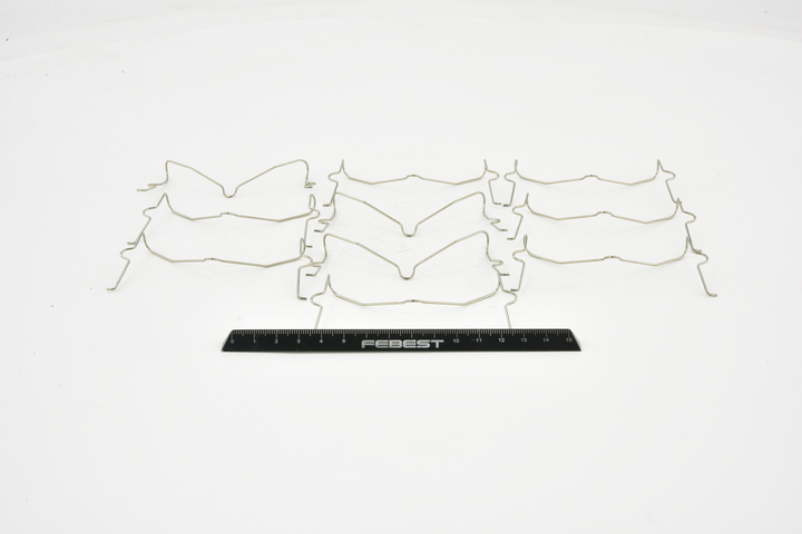 FEBEST 0103-004-PCS10 Muelle, pastilla del freno de disco