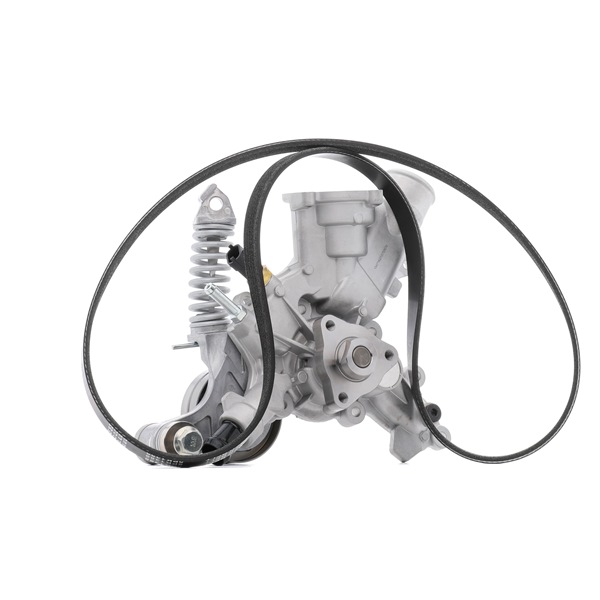RIDEX 4172P0024 Water Pump + V-Ribbed Belt Kit