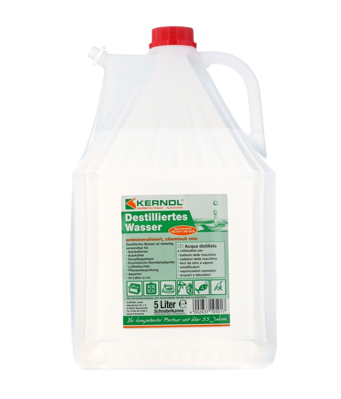 KERNDL S10503 5L. Distilled Water 5l, Canister-image-15751763