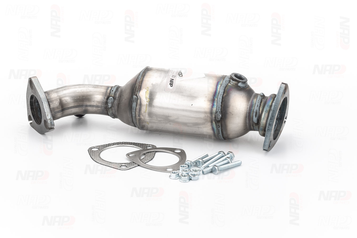 Montagesæt, katalysator CAK10021 NAP carparts 8E0.254.200 EX SKODA