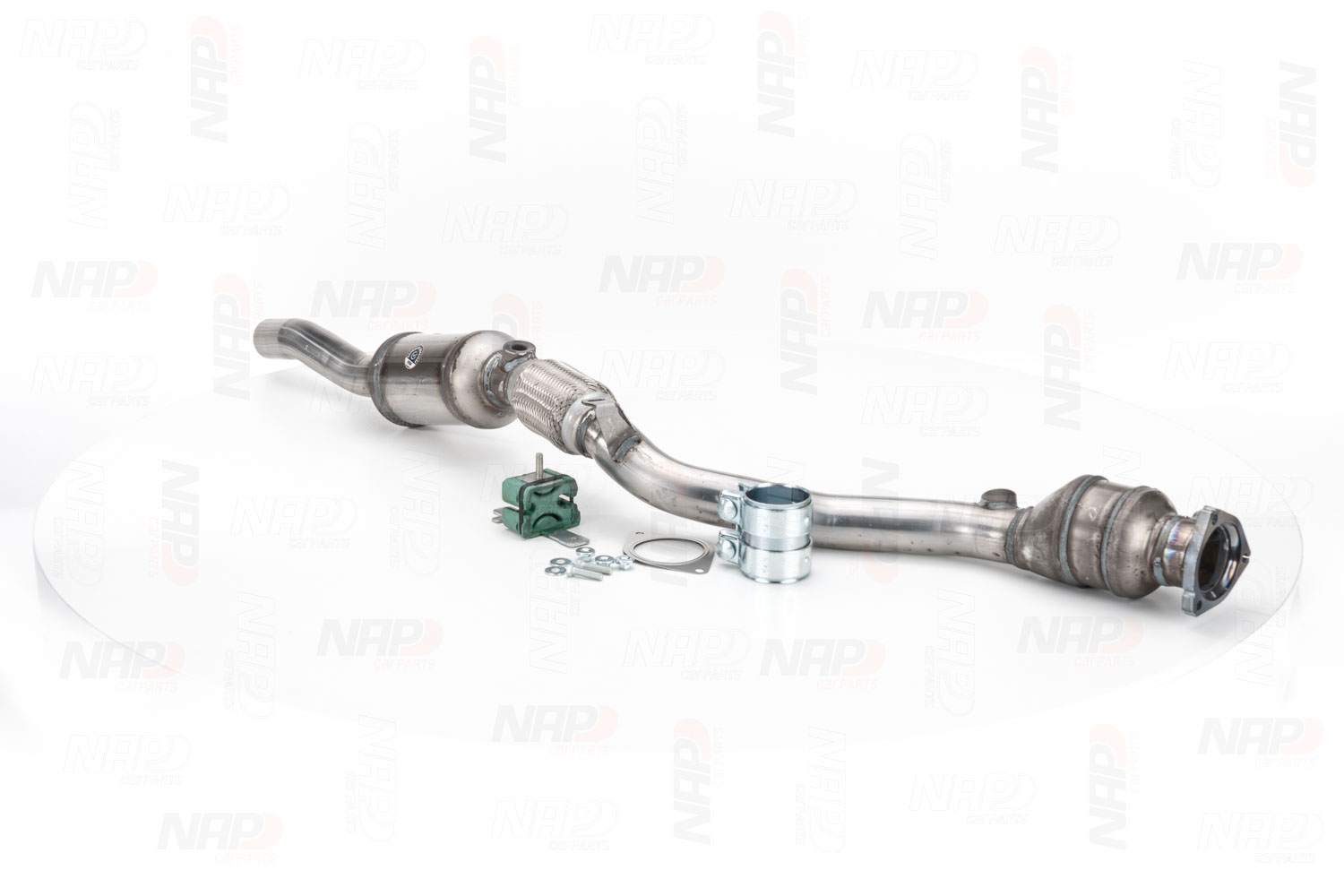Kit d'assemblage, catalyseur CAK10035 NAP carparts 4B0253011JX AUDI