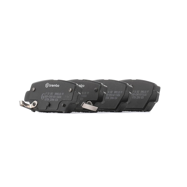 Plaquettes de frein P 54 062 BREMBO 46 05C 012 MITSUBISHI