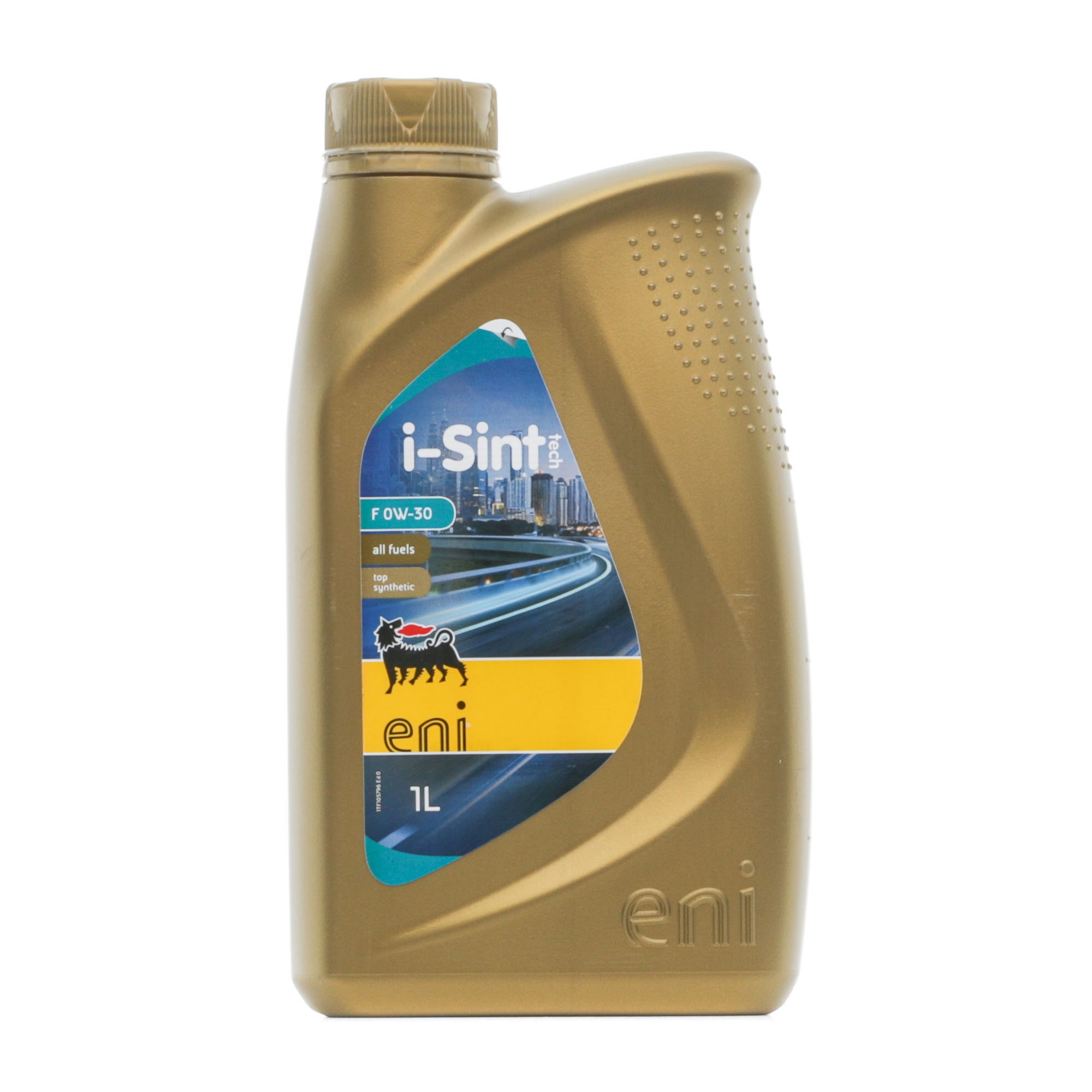 Side view of ENI 1001057 Engine oil 0W-30, Capacity: 1l