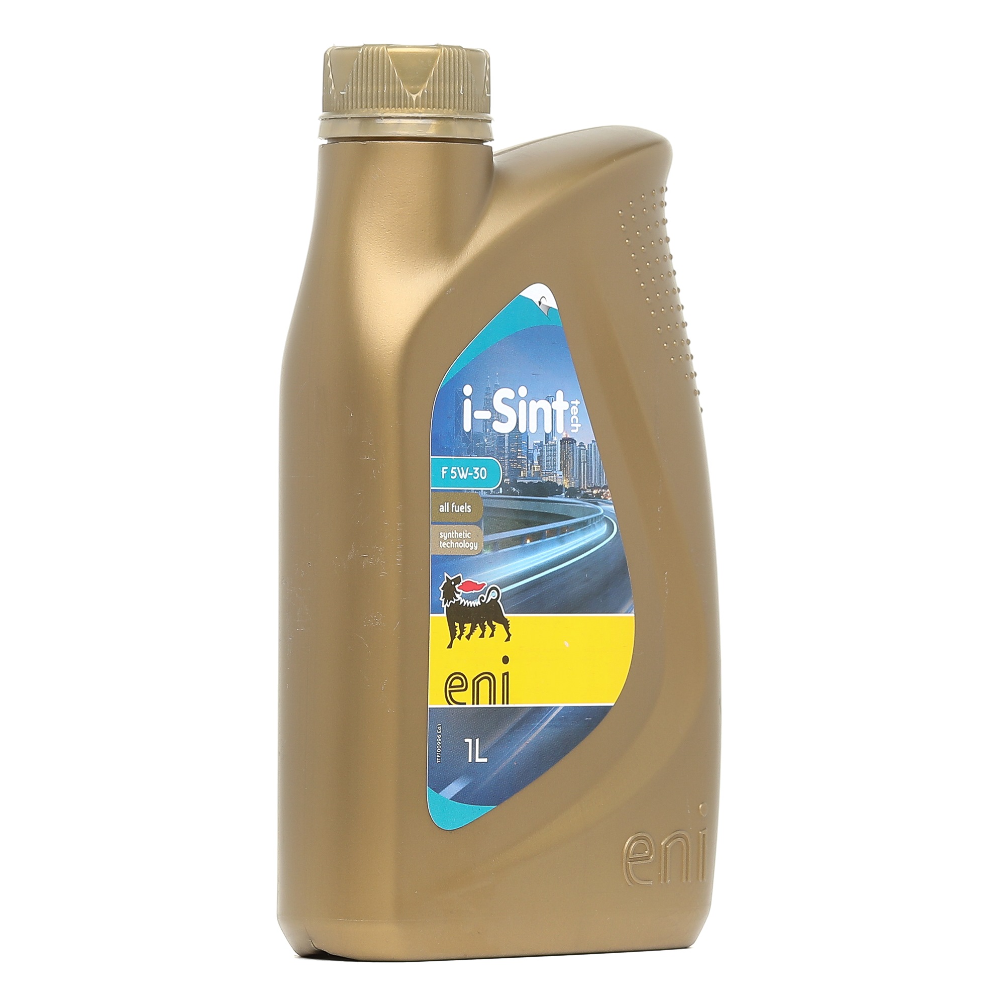 Side view of ENI 1001009 Engine oil 5W-30, Capacity: 1l