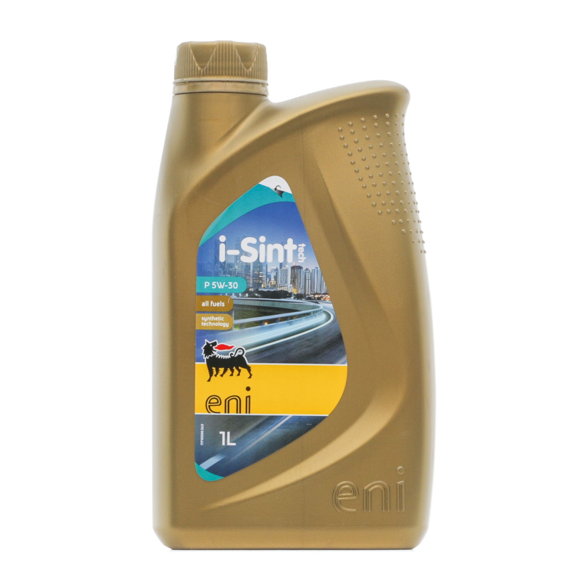 Side view of ENI 1001012 Engine oil 5W-30, Capacity: 1l