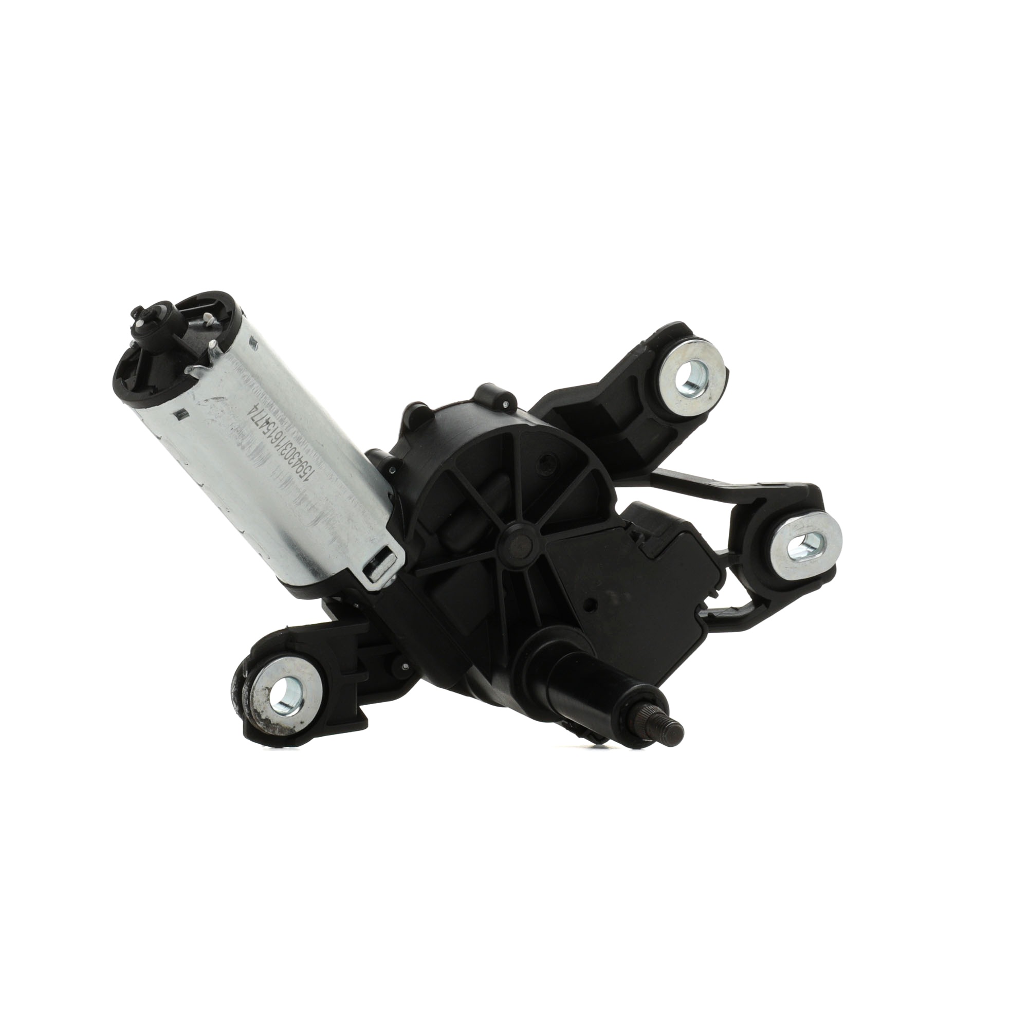 Side view of RIDEX 295W0195 Wiper Motor Vehicle rear window, for left-hand/right-hand drive vehicles