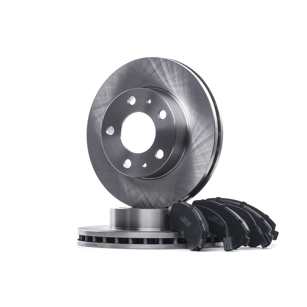 RIDEX 3405B0446 Kit de discos de freno y pastillas