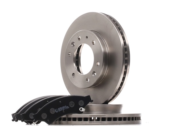 RIDEX 3405B0451 Bromssats, skivbroms