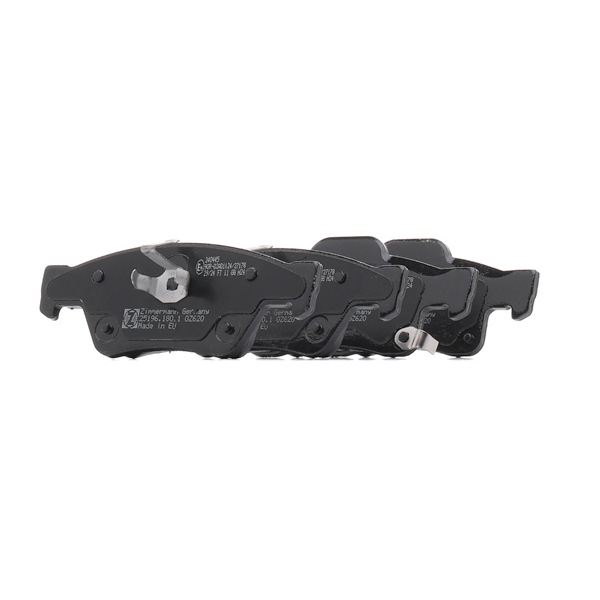 ZIMMERMANN 25196 Brzdové doštičky/platničky