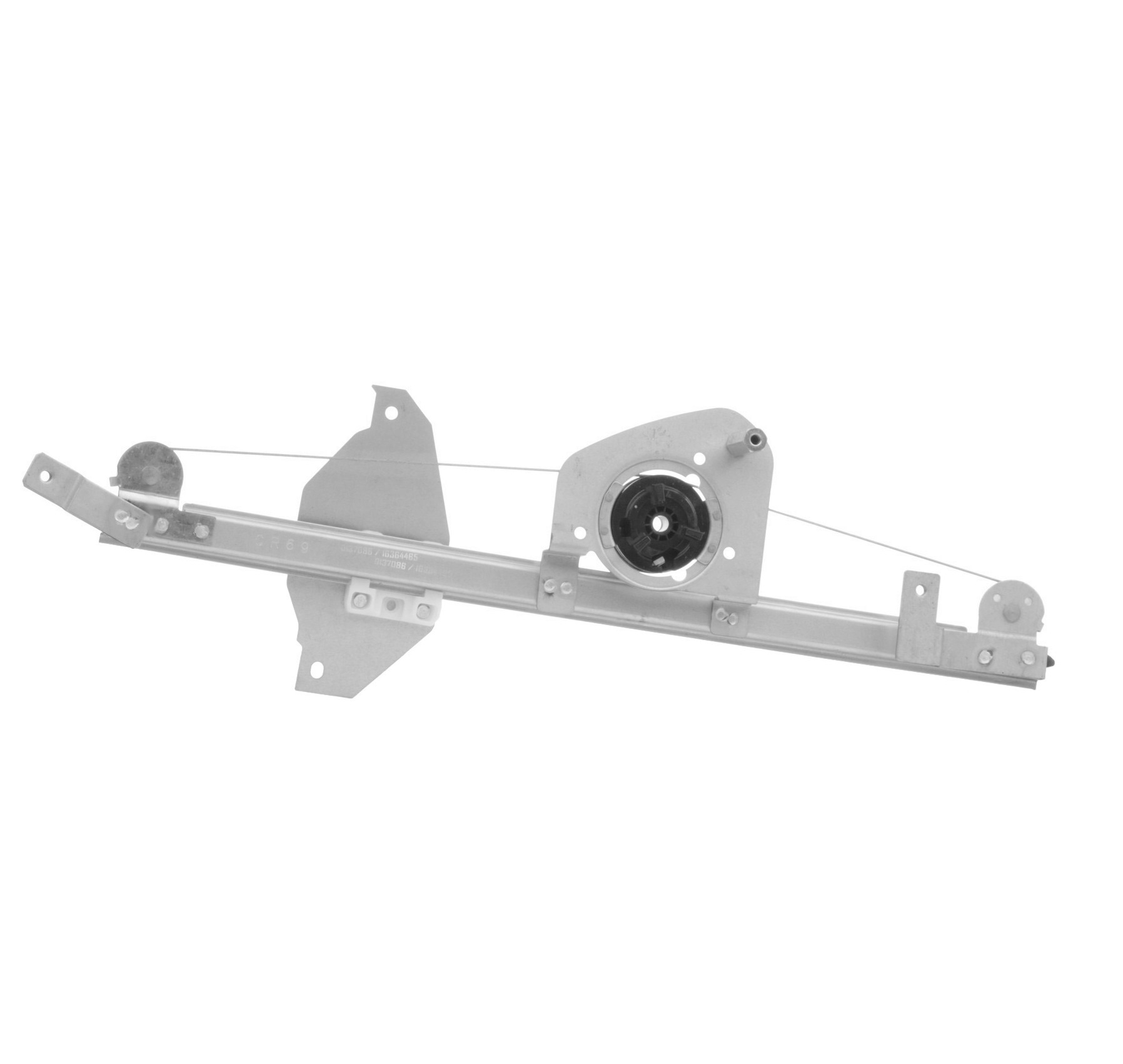 Side view of STARK SKWR-0420709 Window regulator Left Front, Operating Mode: Electric, without electric motor