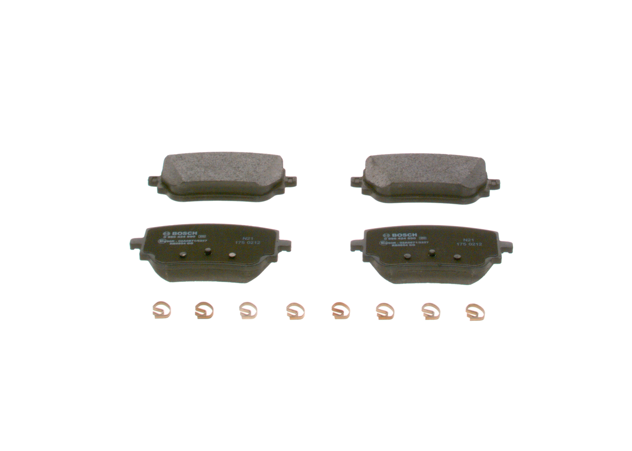 BOSCH 0 986 424 890 Komplet klocków MERCEDES-BENZ Klasa B (W247) tanie