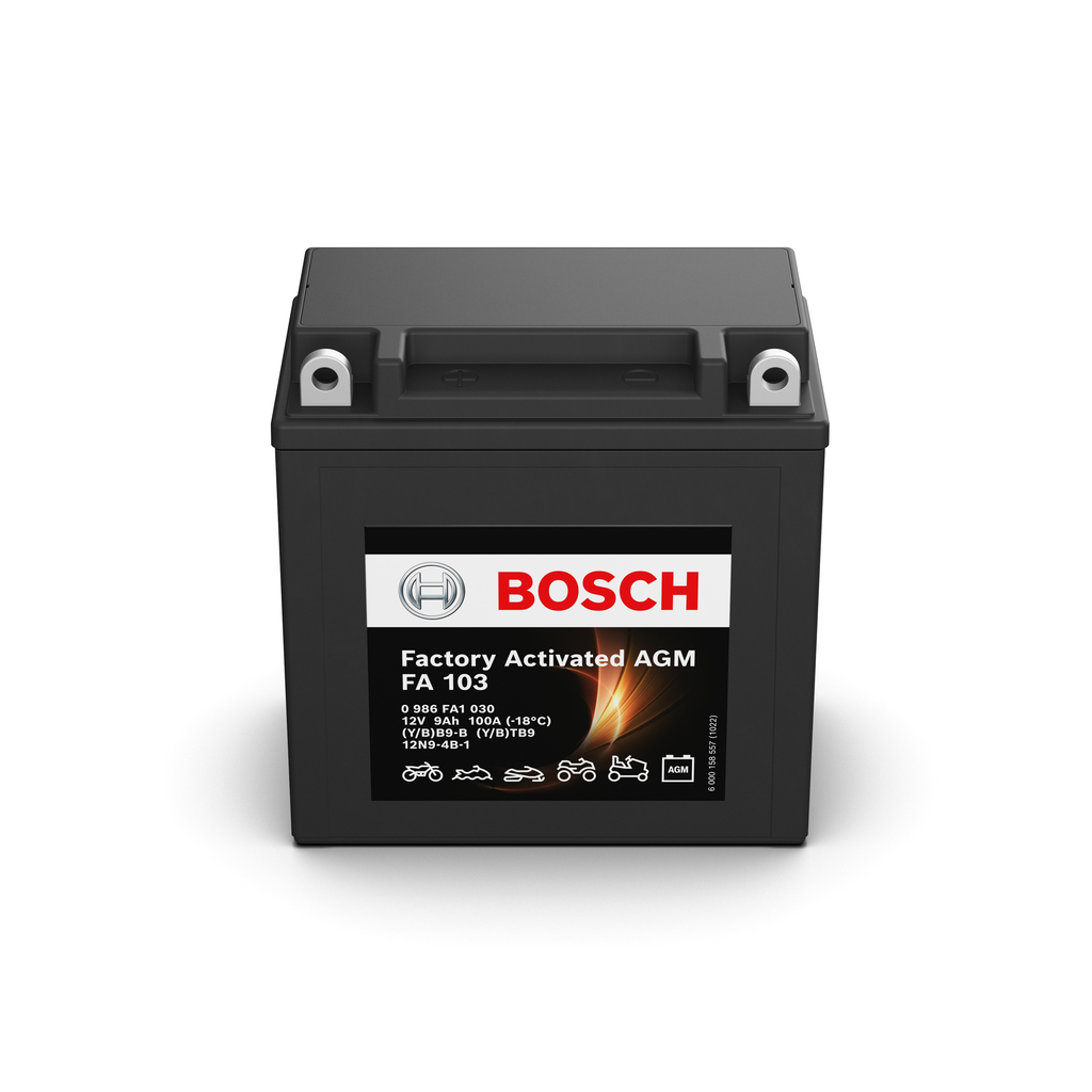 BOSCH 12V 9AH 100A Startera akumulatoru baterija