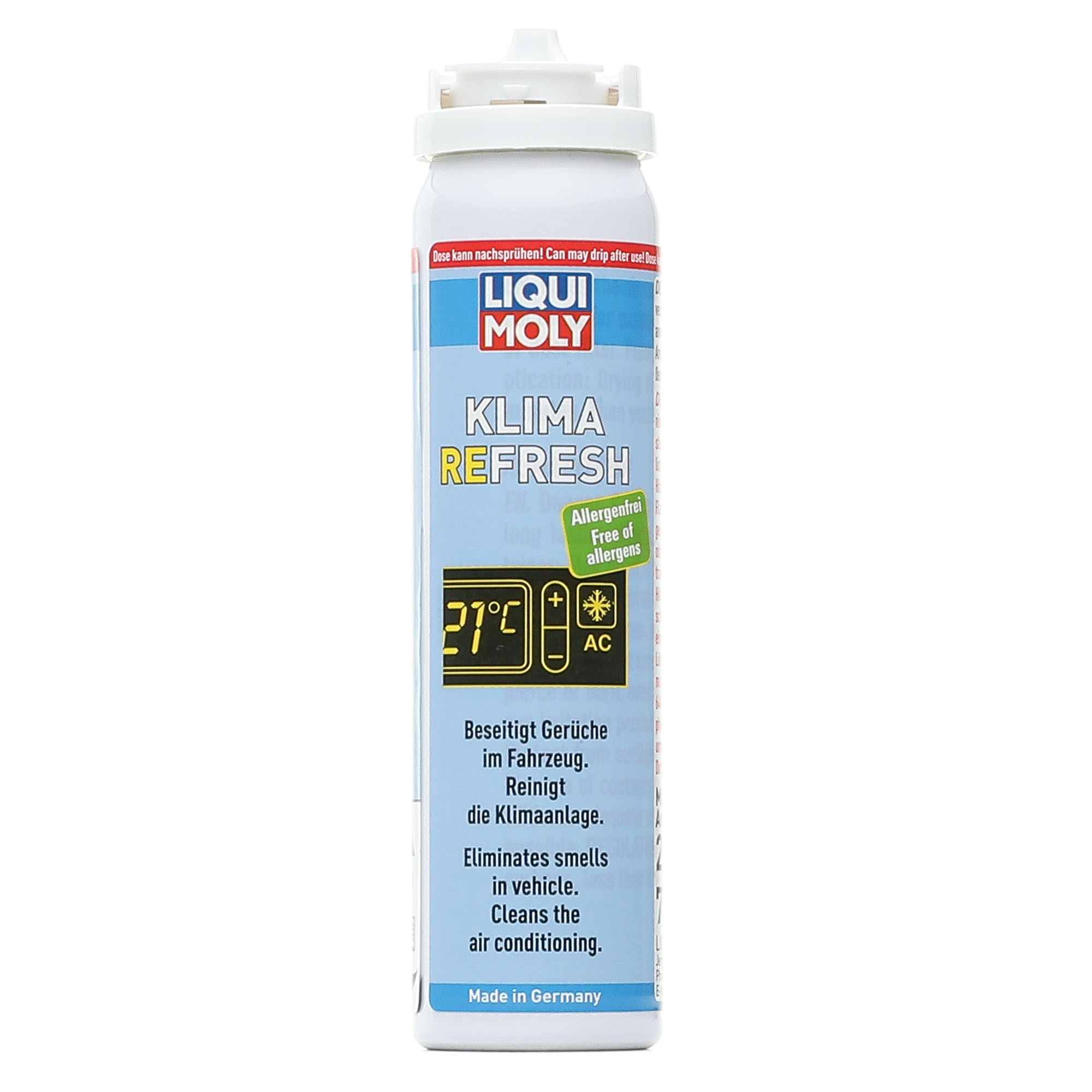 LIQUI MOLY 21465 Air Conditioning Cleaner/-Disinfecter Klima Refresh Tin, Capacity: 75ml-image-16440497