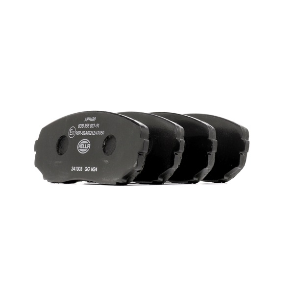 HELLA Τακάκια φρένων 8DB 355 037-911 8DB 355 037-911 Σετ τακάκια MITSUBISHI SPACE STAR HELLA
