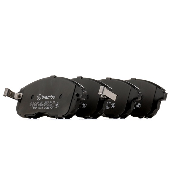Fiat Sedici FY remblokken achter en vóór BREMBO P 23 126