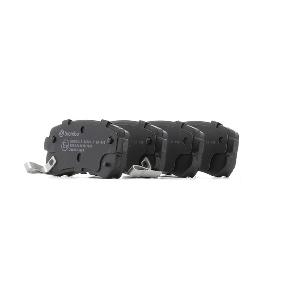BREMBO P 30 046 Jarrupalat, levyjarru HYUNDAI i20 I Hatchback (PB) 1.2 LPG 82 hv 2014
