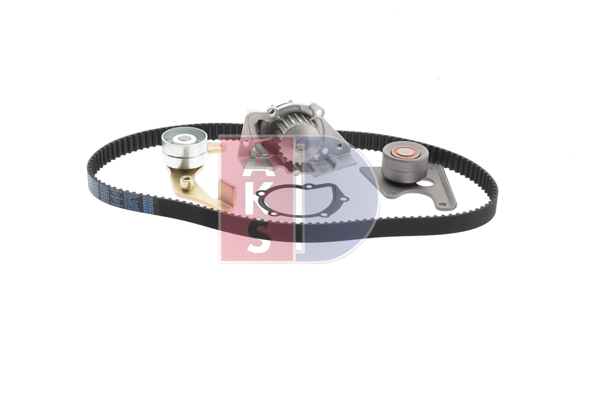 Water pump and timing belt kit 570274N AKS DASIS 1201-A8 PEUGEOT