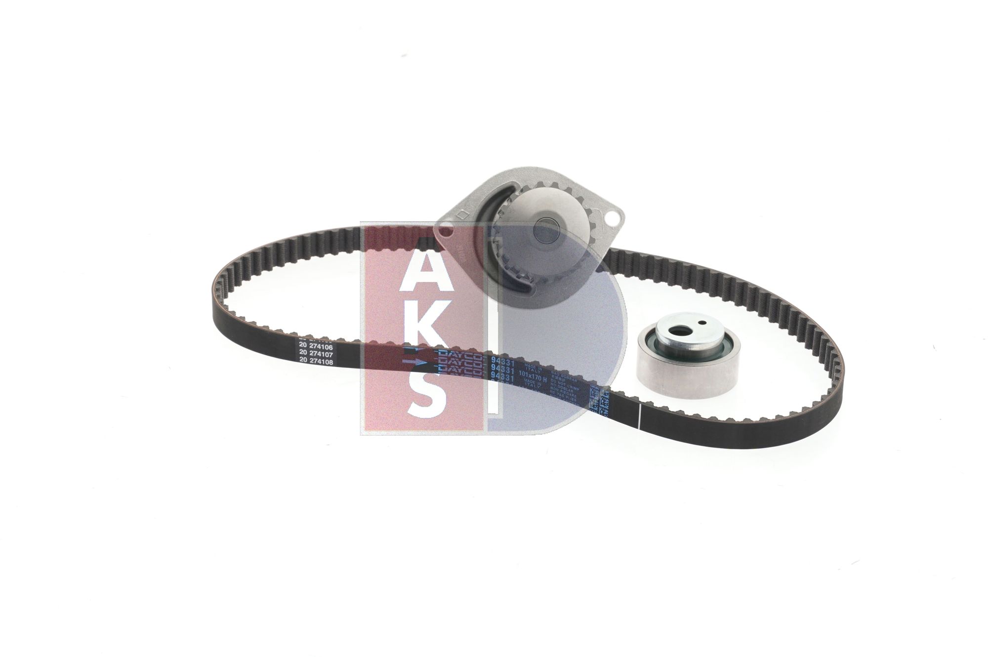 AKS DASIS 570279N Kit de courroie de distribution + pompe à eau Audi 80 B4 Avant 2.3 E quattro 133 CV Essence 1992