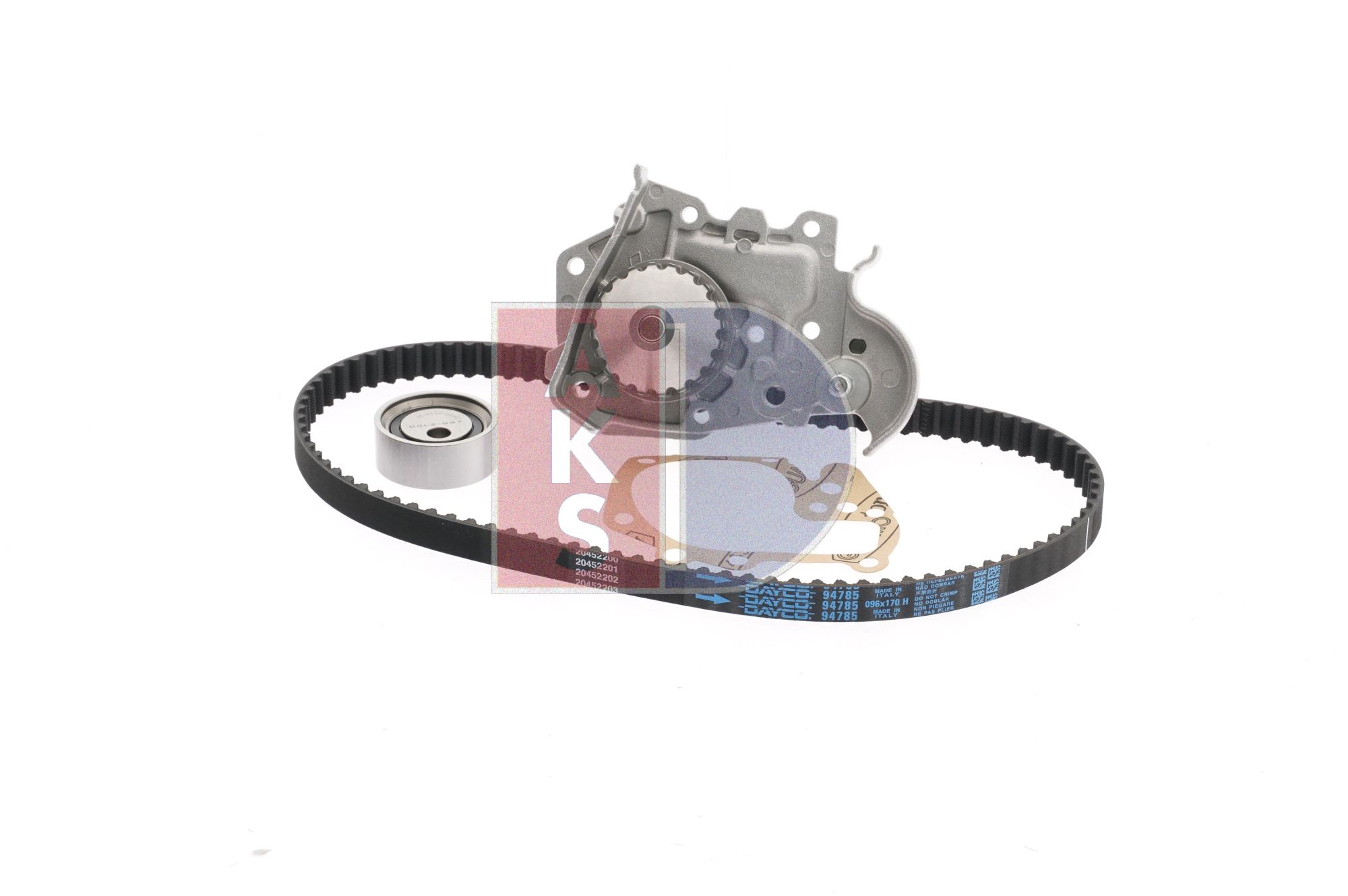 AKS DASIS Wasserpumpe + Zahnriemensatz 570308N 570308N AKS DASIS Zahnriemen mit Wasserpumpe Tabelle