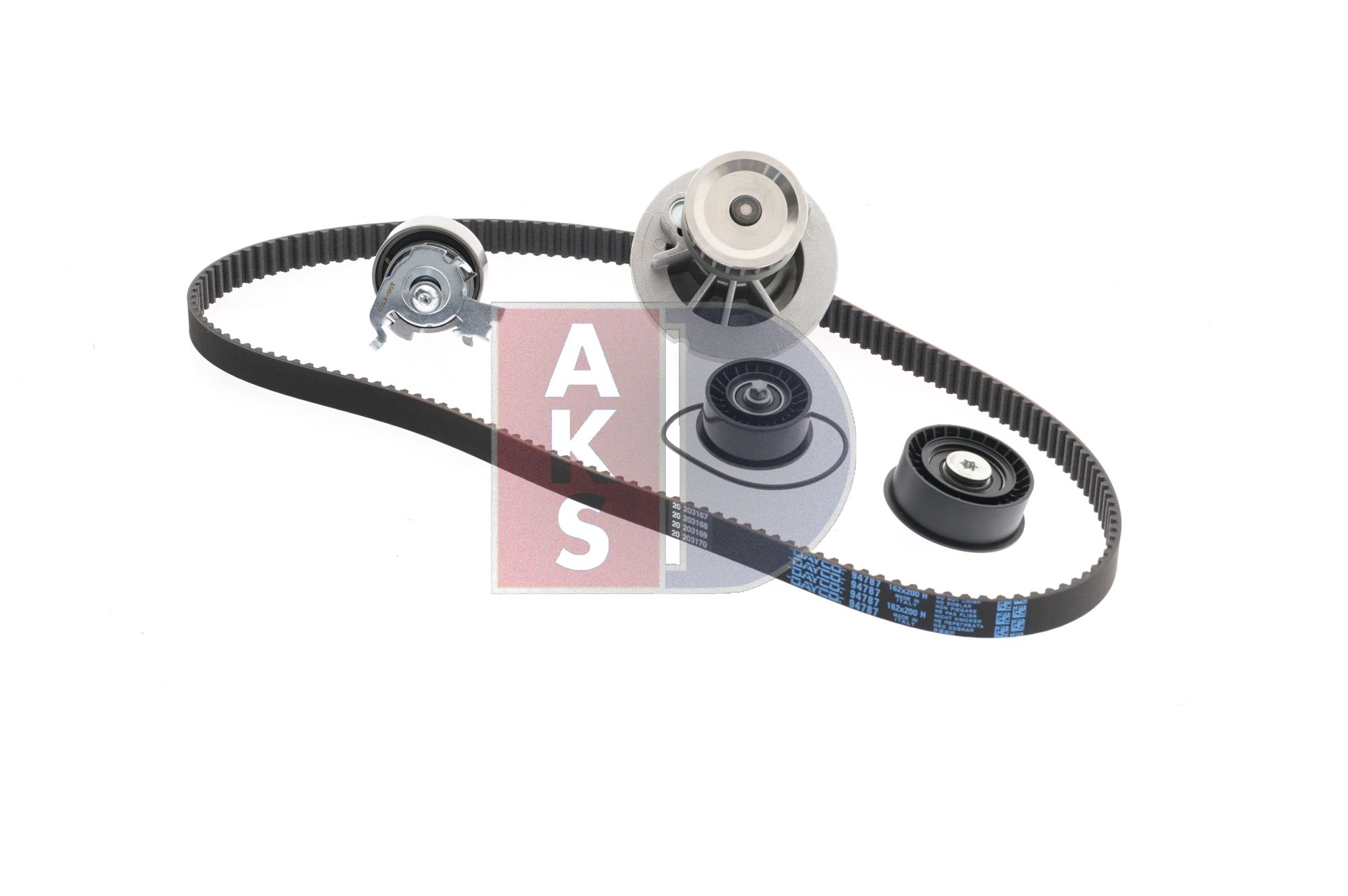 AKS DASIS 570321N Σετ ιμάντα χρονισμού με αντλία νερού Opel Zafira B 1.6 CNG (M75) 94 PS Βενζίνη/φυσικό αέριο (CNG) τιμες