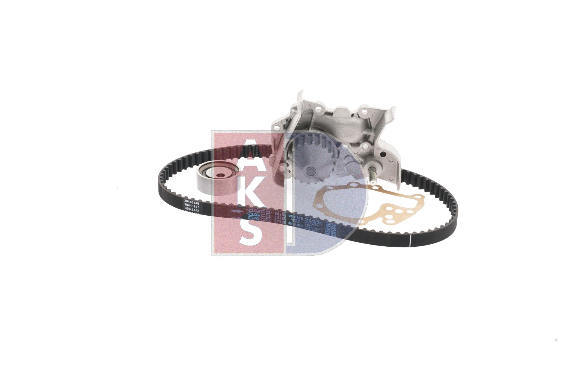 AKS DASIS Kit cinghia distribuzione, pompa acqua 570346N 570346N Pompa acqua + kit cinghia distribuzione AKS DASIS prezzi