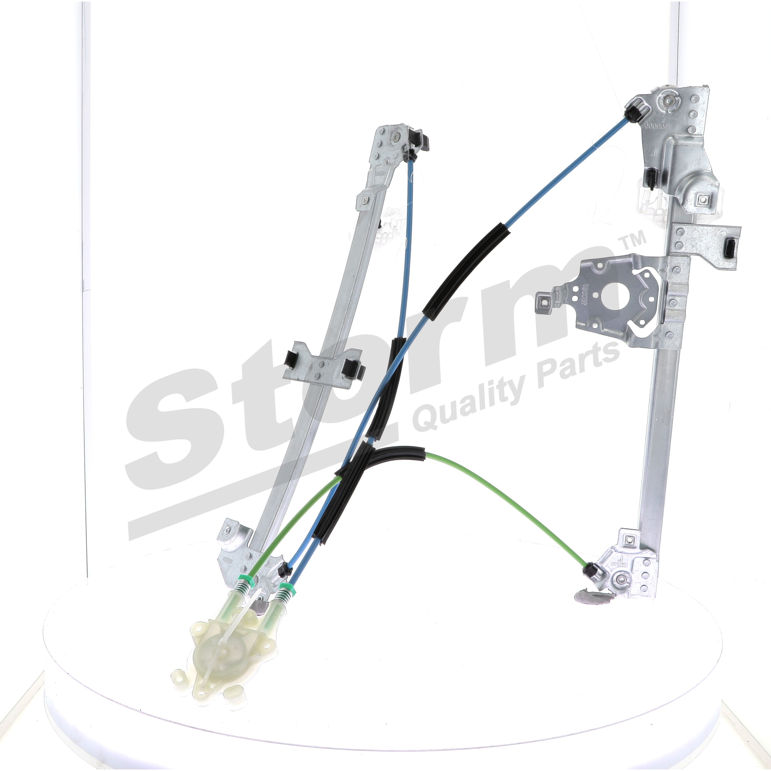 STORM QUALITY PARTS 29077 Raam, mechaniek voor Peugeot PARTNER Open laadbak/ Chassis 1.6 109 Pk 2005 Ottomotor STORM QUALITY PARTS 29077 Raammechanisme PEUGEOT Partner I Flatbed Vrachtwagen/Chassis 1.6 109 Pk Benzine prijs