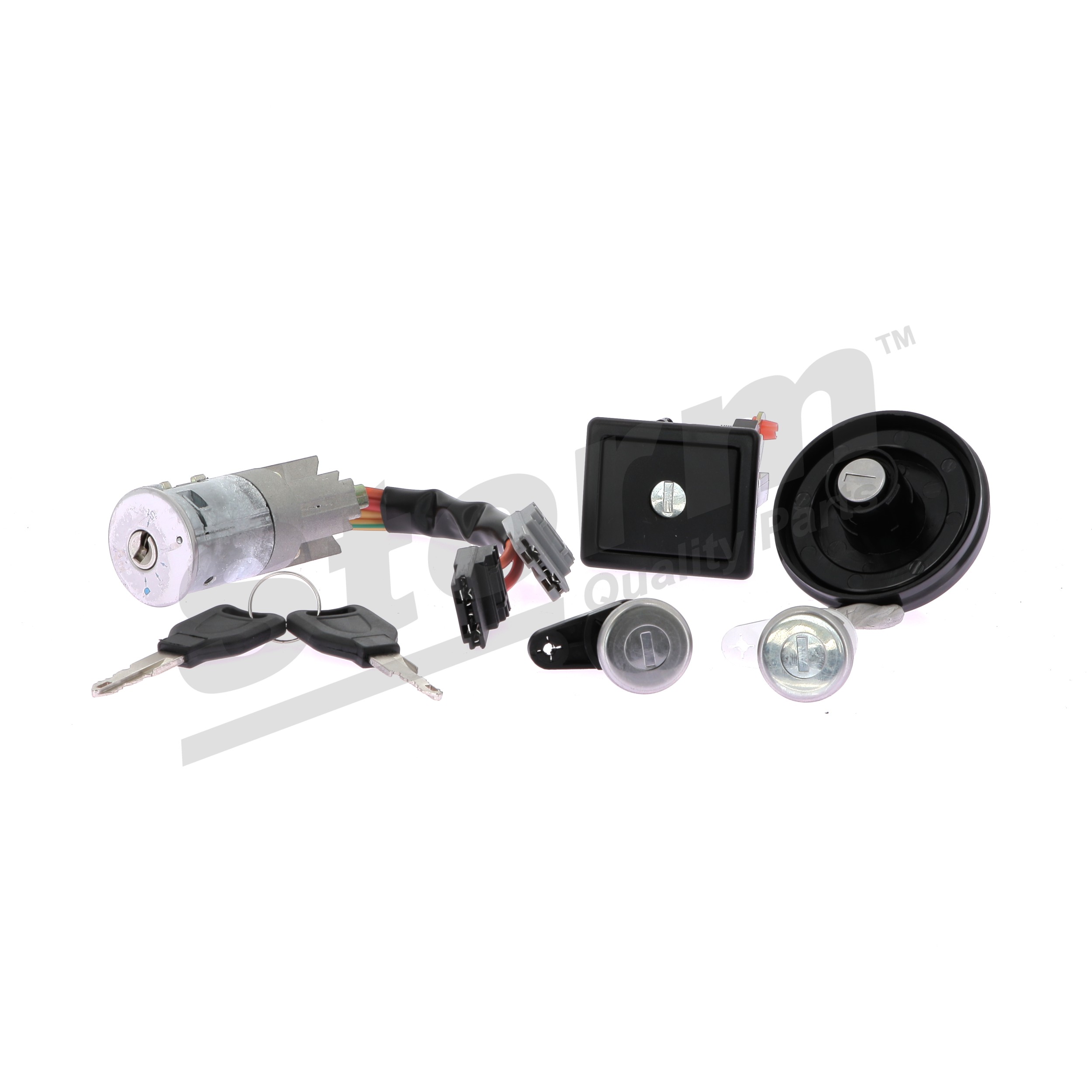 STORM QUALITY PARTS 81033 Jeu de cylindres de serrure pour Renault Clio I 3/5 portes B/C57, 5/357 1.8 88 CV 1994 F3P 710 Essence STORM QUALITY PARTS 81033 Cylindre de serrure Clio 1 1.8 88 CV Essence 1994