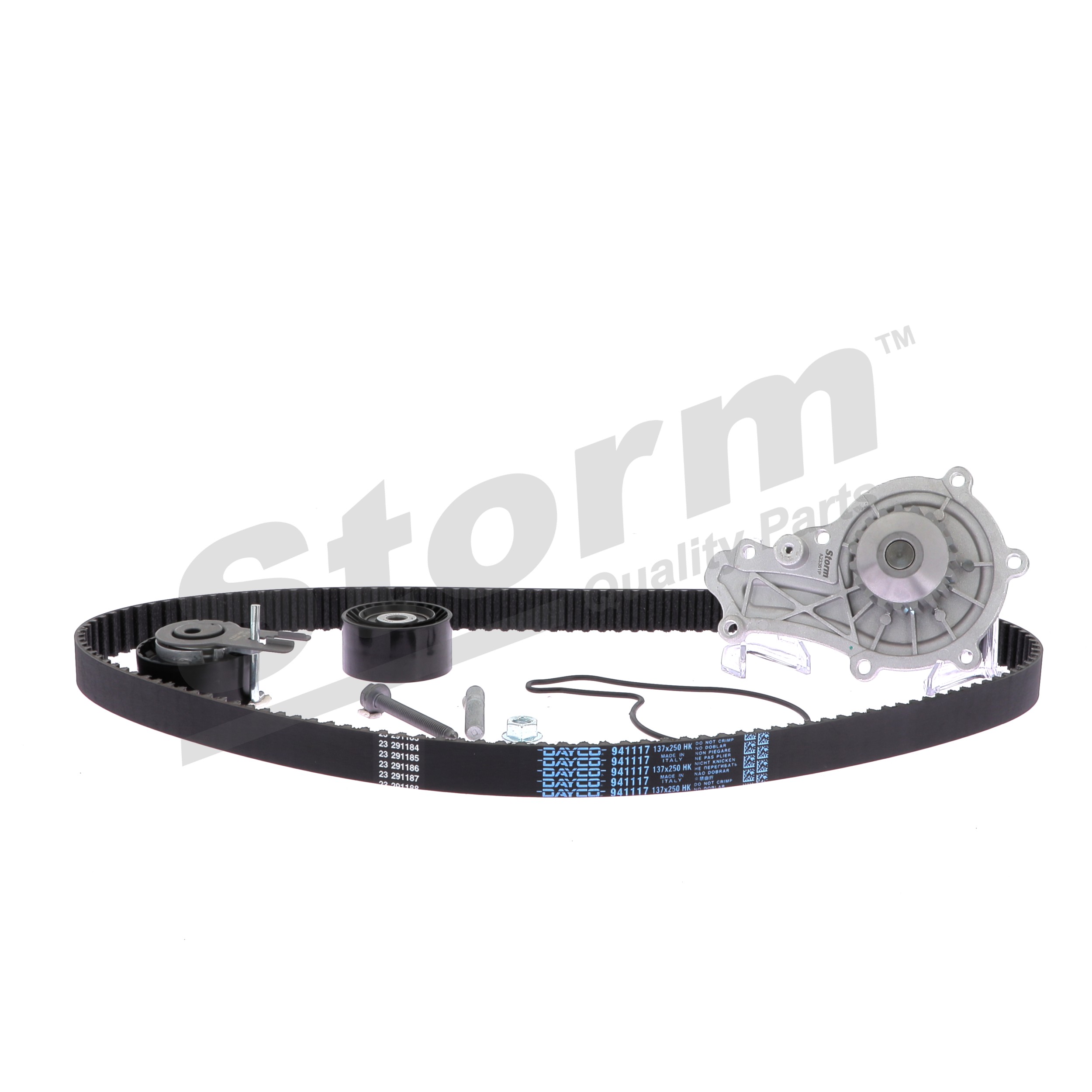 Bomba de água + kit de correia dentada 904487KP STORM QUALITY PARTS 96 457 175 Bomba de água + kit de correia dentada 904487KP STORM QUALITY PARTS 96457175 FORD