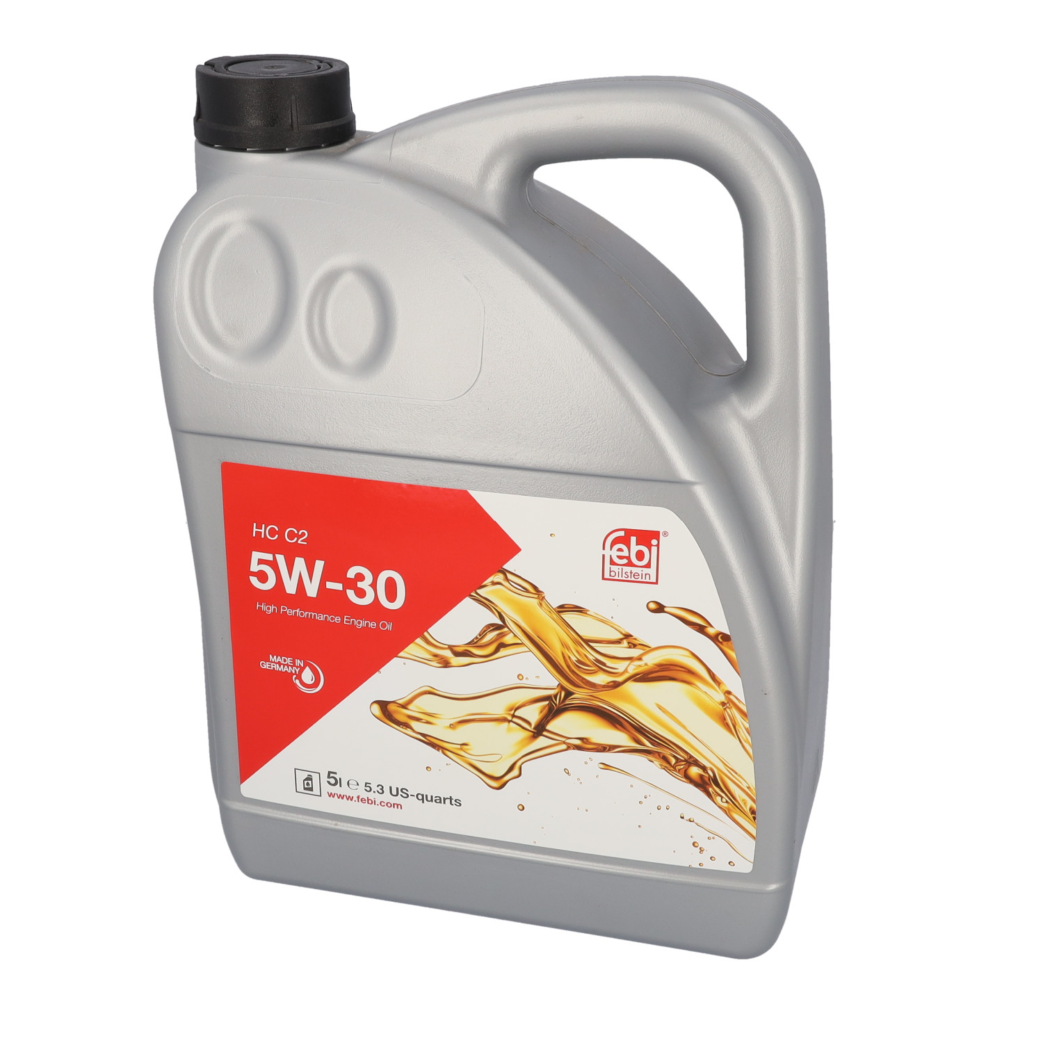Side view of FEBI BILSTEIN 173445 Engine oil Mobility Guard Pro 5W-30, Capacity: 5l