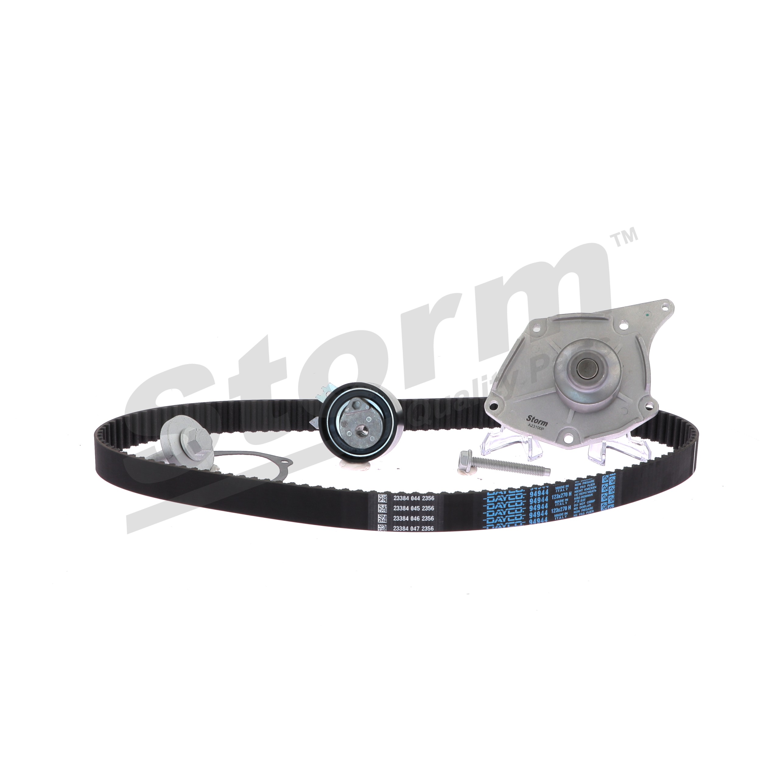Bomba de água + kit de correia dentada 5550578KP STORM QUALITY PARTS 119A08272R DACIA