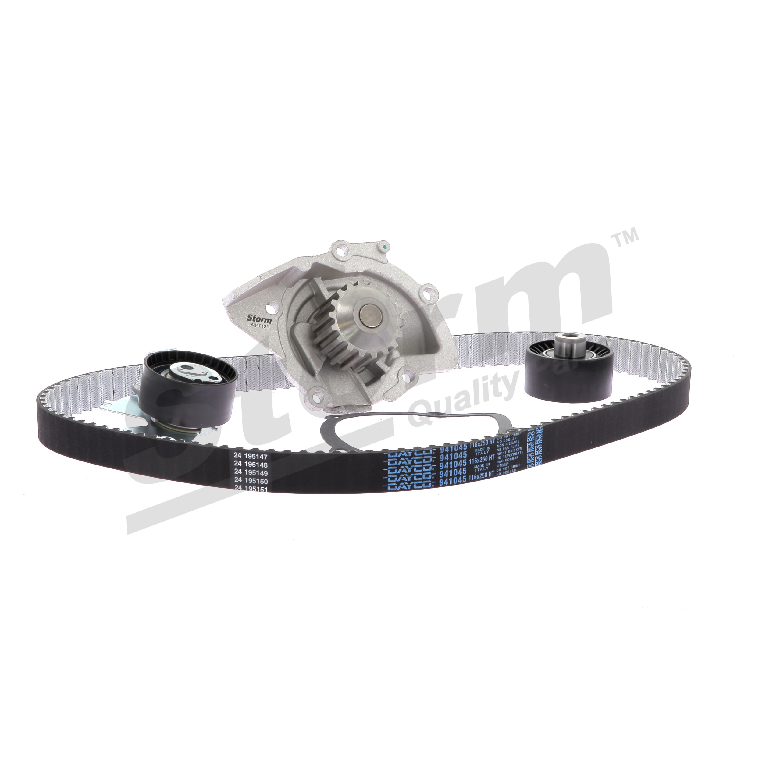 Tandremssæt med vandpumpe 5550967KP STORM QUALITY PARTS 1761515KIT TOYOTA
