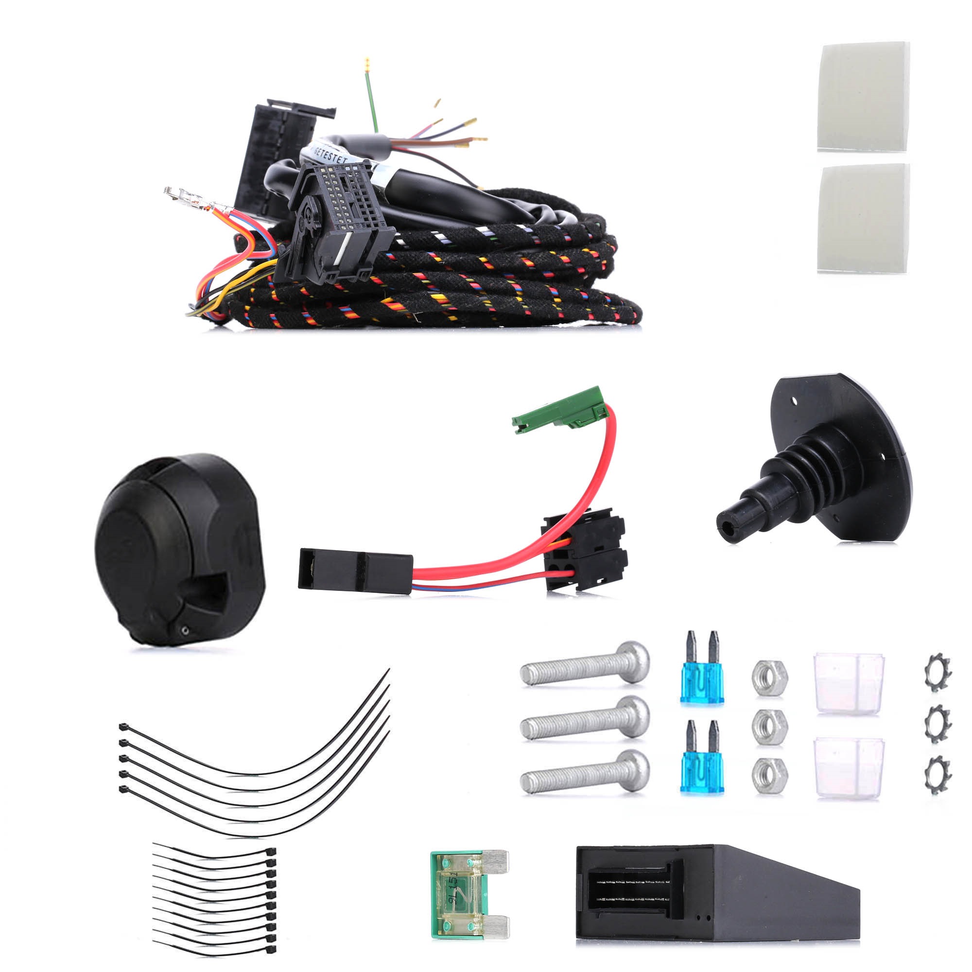 JAEGER 12500599 Electric Kit, towbar PREMIUM E-Satz 7-polig spezifisch, auch für Anhänger mit LED PREMIUM E-kit-image-17153245