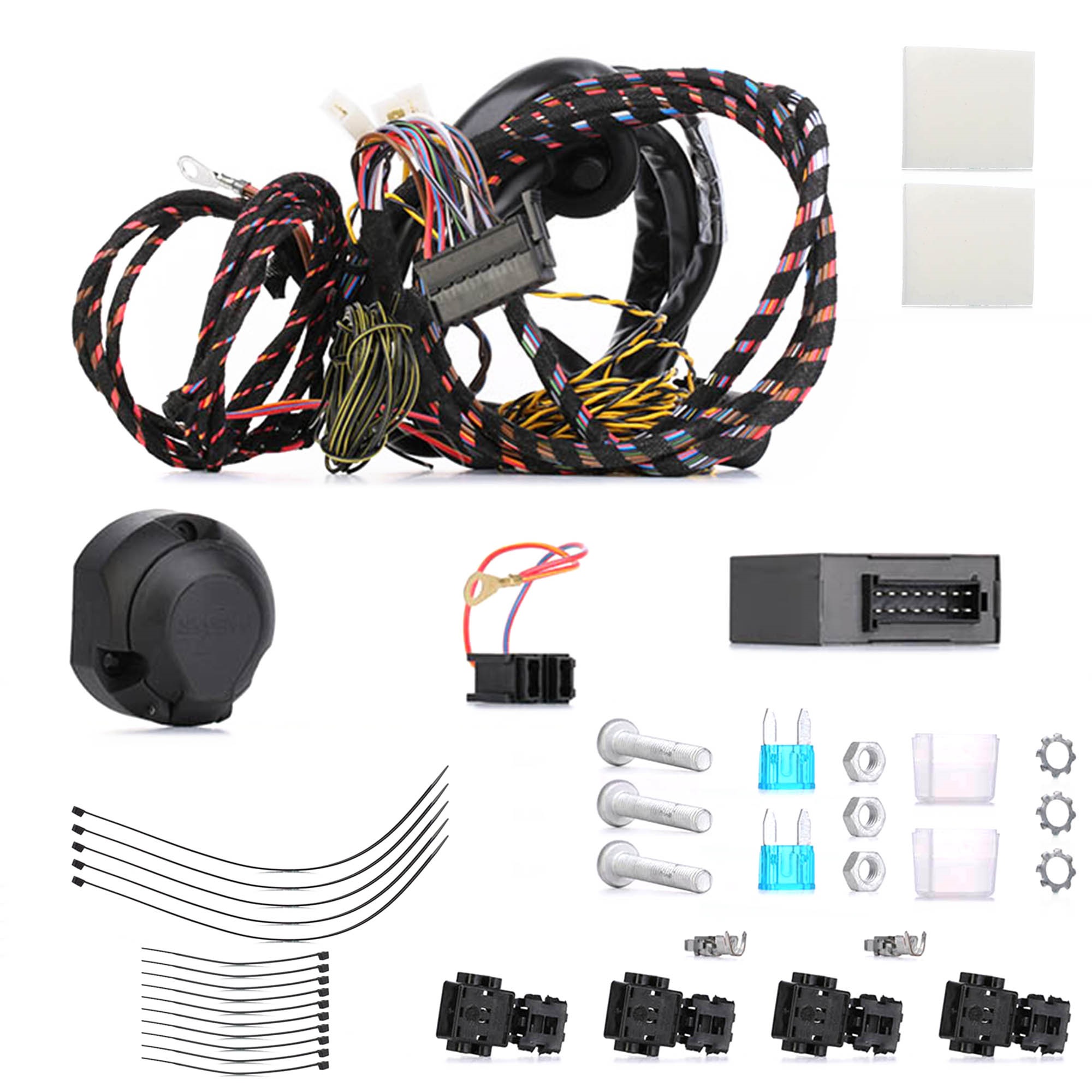 JAEGER 21020523 Electric Kit, towbar STANDARD E-Satz 13-polig Mehrmodell-spezifisch Activation not required, PREMIUM E-kit-image-17153290