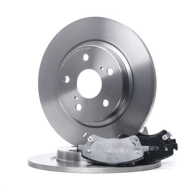 RIDEX 3405B1056 Bremžu komplekts, Disku bremzes