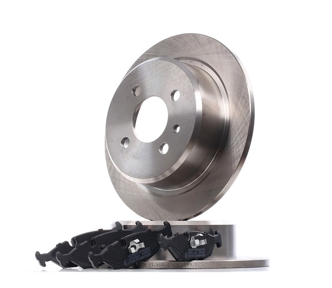 RIDEX 3405B1082 Kit de discos de freno y pastillas