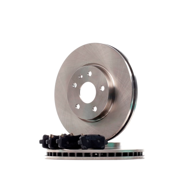 RIDEX 3405B1083 Kit de discos de freno y pastillas