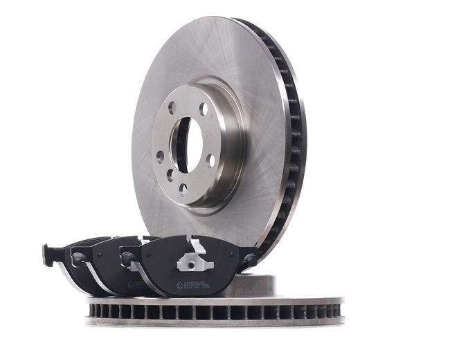 RIDEX 3405B1165 Remschijven en blokken, set BMW F01 730d 3.0 258 Pk Diesel prijs