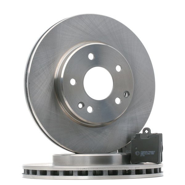 RIDEX 3405B1260 Kit de discos de freno y pastillas SLK R170 230 2.3 Kompressor (170.449) 197 cv Gasolina precio