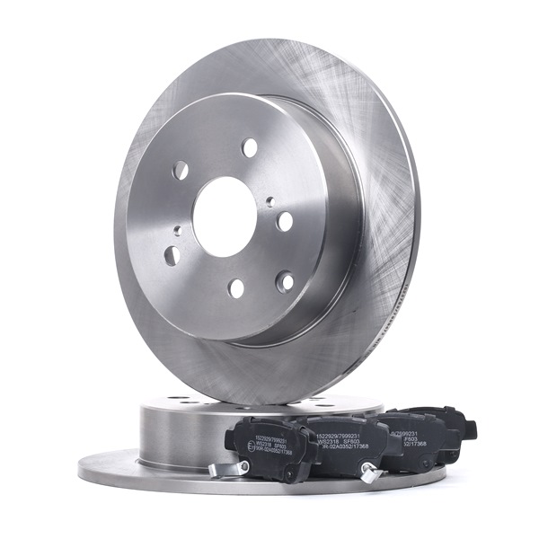 RIDEX 3405B1262 Discos y pastillas de freno Toyota Corolla Verso 2.2 D-4D (AUR10_) 136 cv Gasóleo precio
