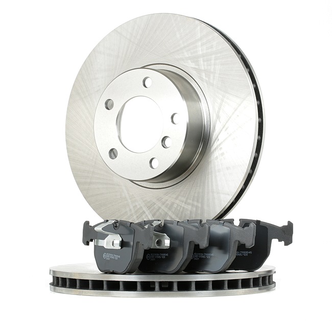 RIDEX 3405B1345 Bremžu komplekts, Disku bremzes