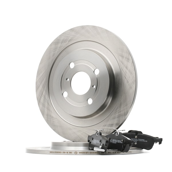 RIDEX 3405B1402 Brake discs and pads set