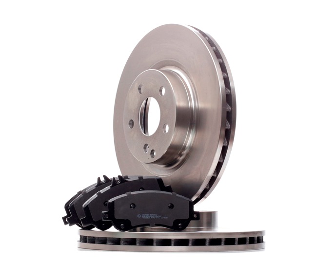 RIDEX 3405B1410 Kit de discos de freno y pastillas