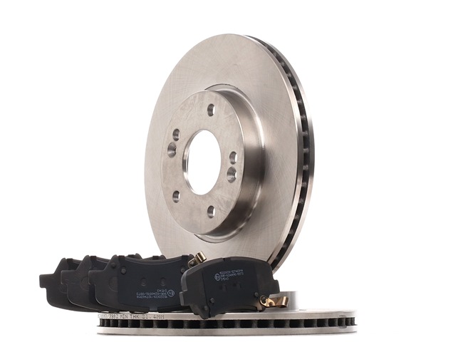 RIDEX 3405B1421 Disque et plaquette de frein Kia Ceed JD 1.4 CVVT 100 CV Essence 2013