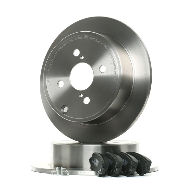 STARK SKBK-10991451 Remblokken en remschijven Toyota Corolla e12 Station Wagon 1.4 VVT-i (ZZE120_) 97 Pk Benzine prijs