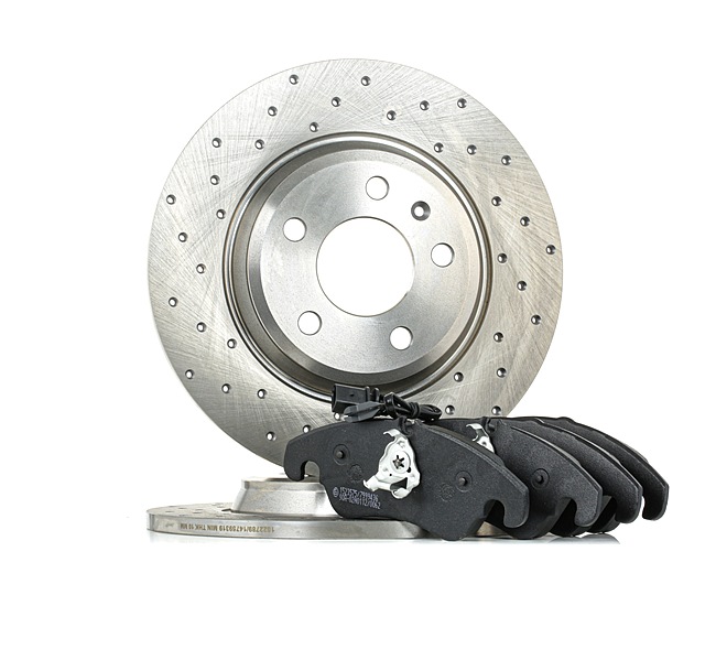 RIDEX 3405B1470 Jarrulevyt ja -palat Audi A6 C7 4g 3.0 TFSI quattro 333 hv Bensiini hinta