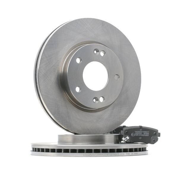 RIDEX 3405B1486 Bremsscheiben und -beläge KIA Ceed ED 1.6 CRDi 90 90 PS Diesel Kosten
