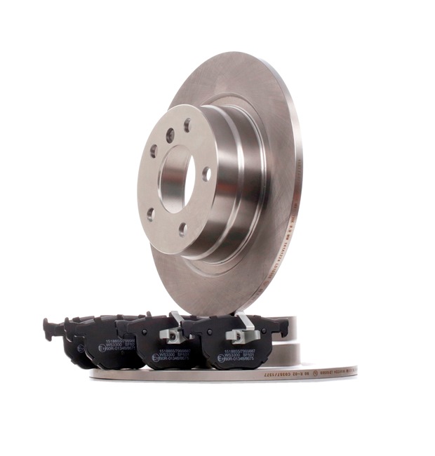 RIDEX 3405B1549 Δισκοι και τακάκια BMW E91 325 i 218 PS Βενζίνη τιμες
