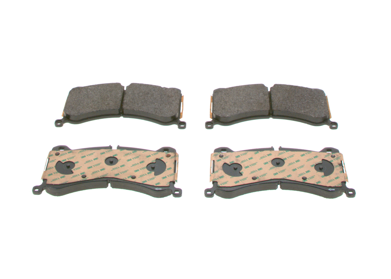 Bremseklodser 0 986 424 943 BOSCH 4KE698151G PORSCHE