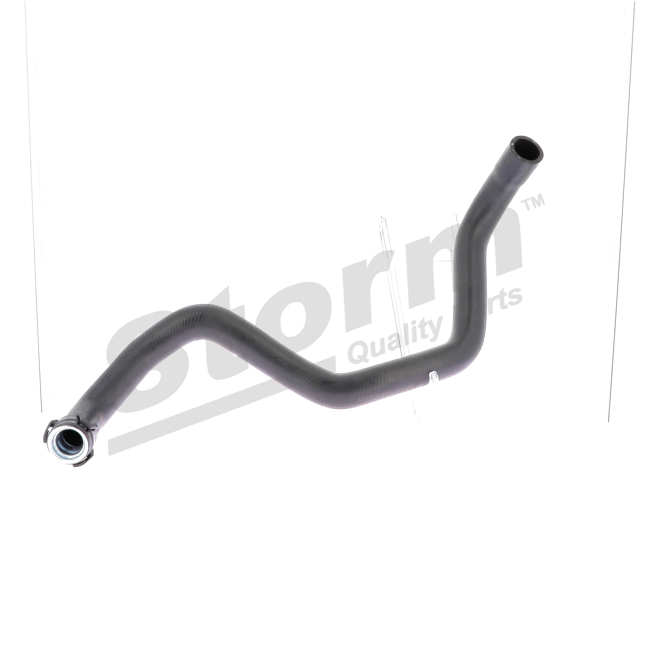 Radiateurslang F8372 STORM QUALITY PARTS 1351 F3 Radiateurslang F8372 STORM QUALITY PARTS 1351F3 PEUGEOT