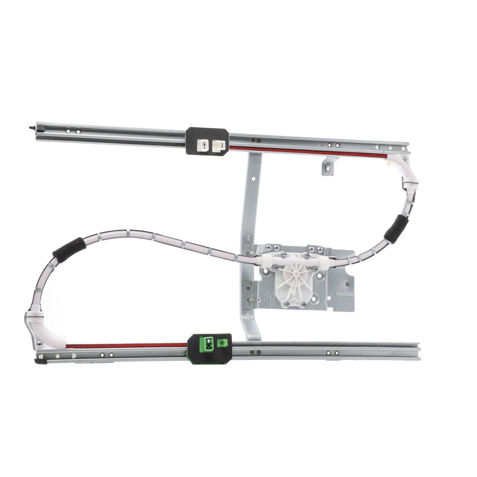 Side view of RIDEX 1561W0852 Window regulator Front Axle Left, Operating Mode: Electric, without electric motor
